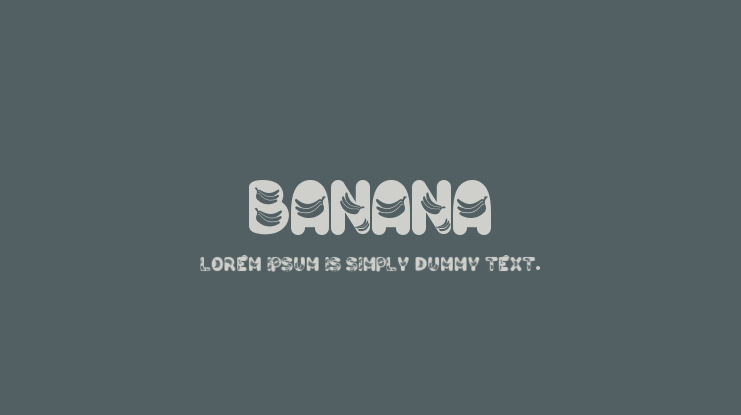 Banana Font