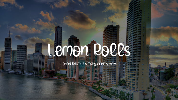 Lemon Rolls Font