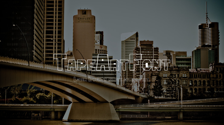 TapeArtFont Font