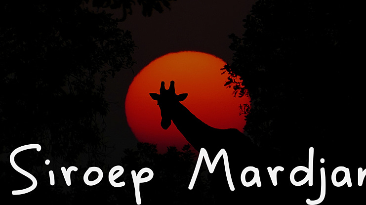 Siroep Mardjan Font