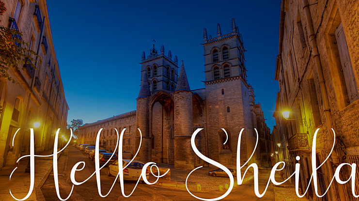 Hello Sheila Font