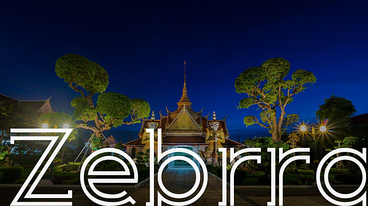 Zebrra Font