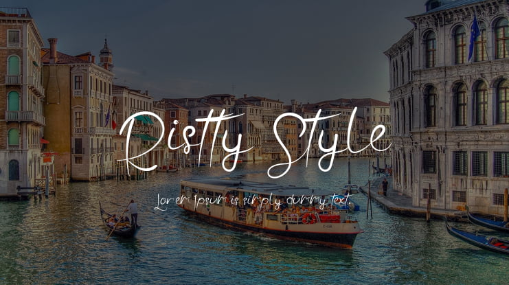 Ristty Style Font
