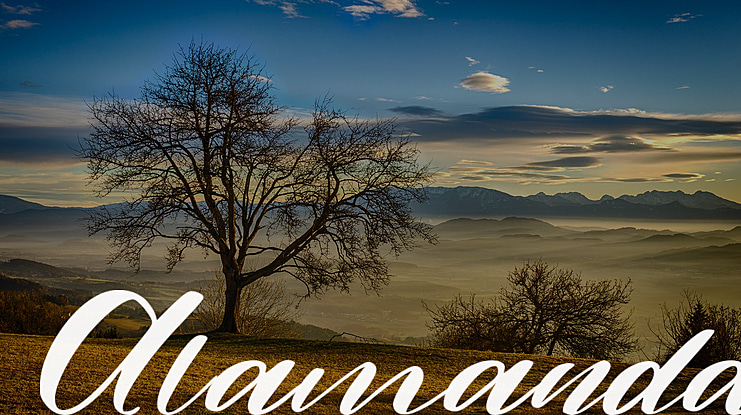 Alamanda Font