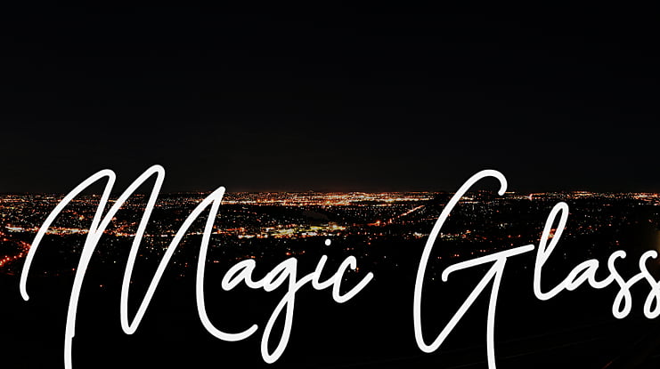 Magic Glass Font