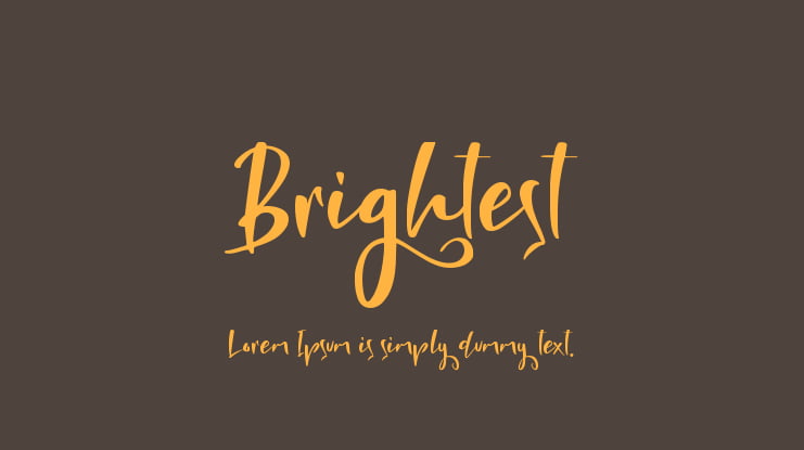 Brightest Font