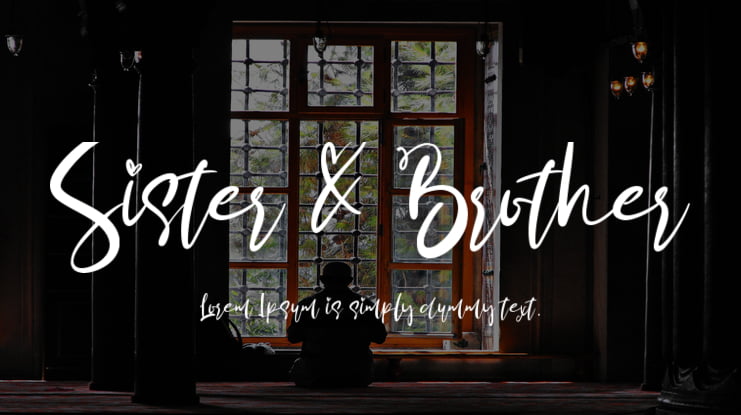 Sister & Brother Font