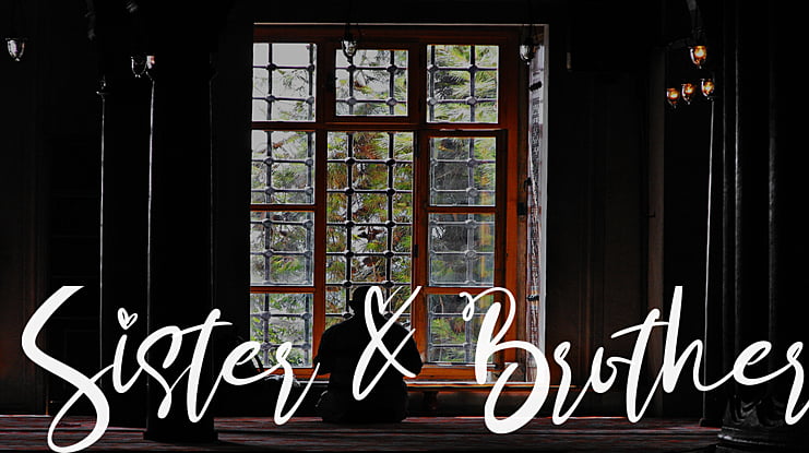 Sister & Brother Font