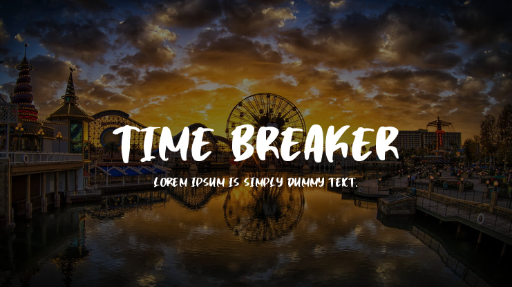 Time Breaker Font