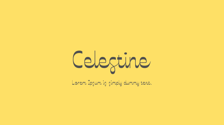 Celestine Font Family