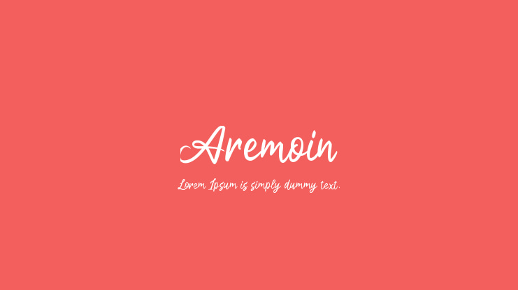 Aremoin Font
