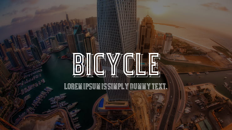 Bicycle Font Family