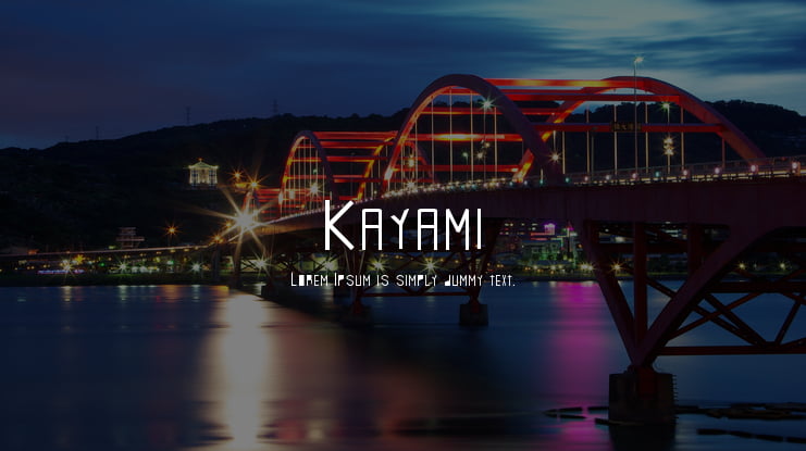 Kayami Font