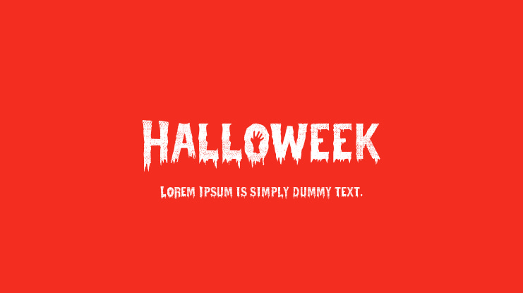 Halloweek Font