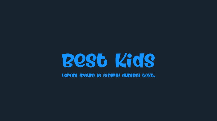 Best Kids Font