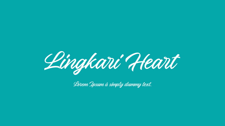 Lingkari Heart Font