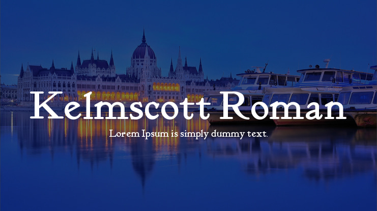 Kelmscott Roman Font