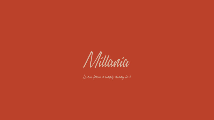Millania Font