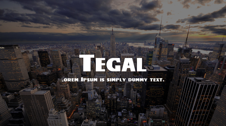 Tegal Font
