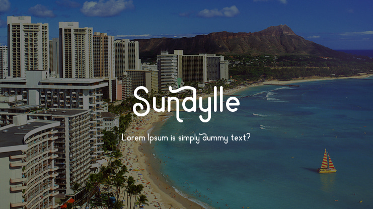 Sundylle Font