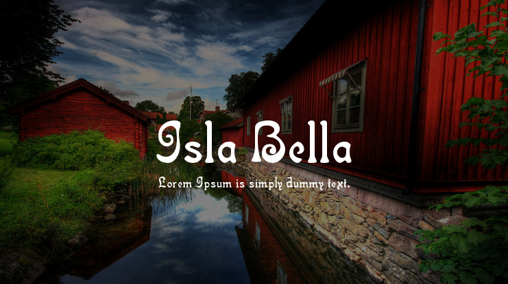 Isla Bella Font