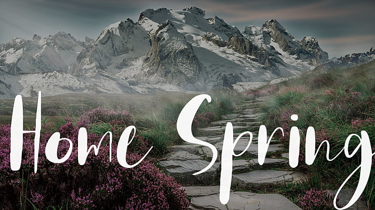 Home Spring Font