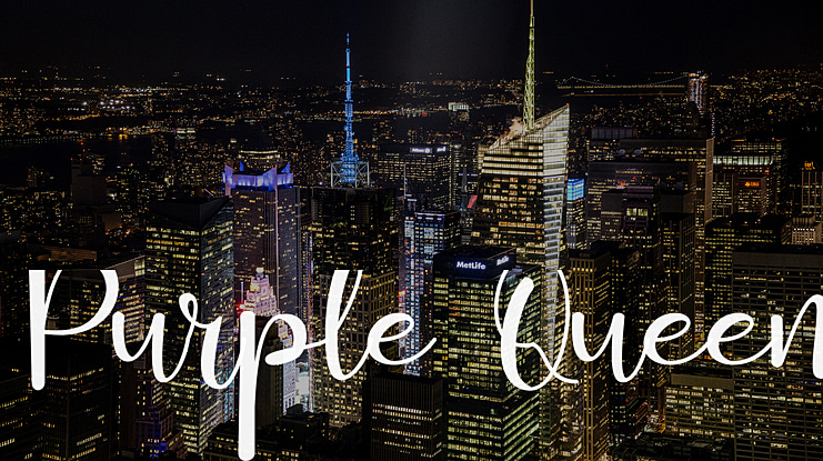 Purple Queen Font
