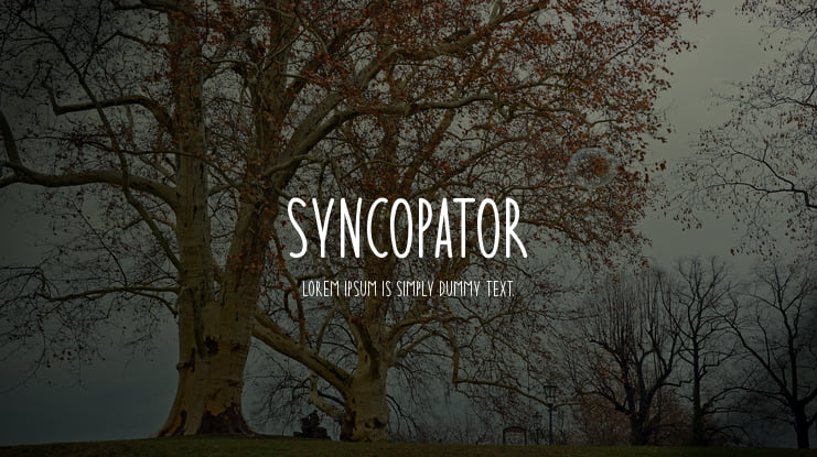Syncopator Font