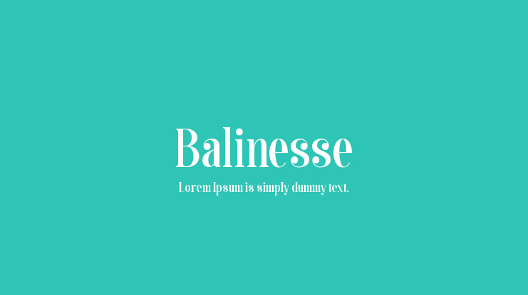 Balinesse Font