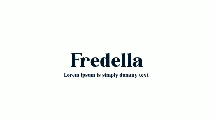 Fredella Font