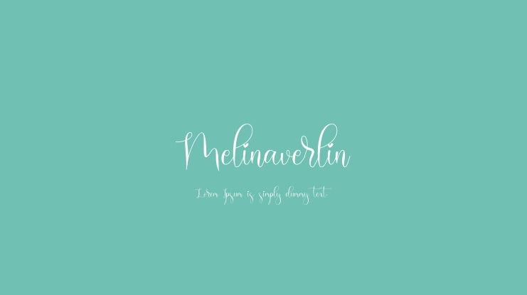 Melinaverlin Font
