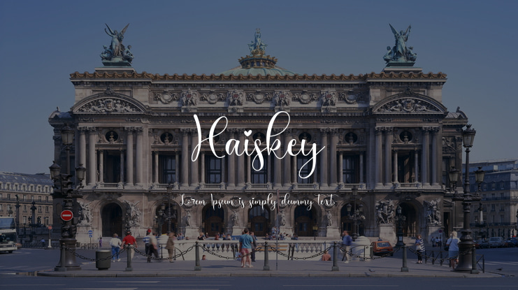 Haiskey Font
