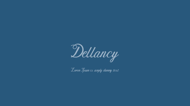Dellancy Font