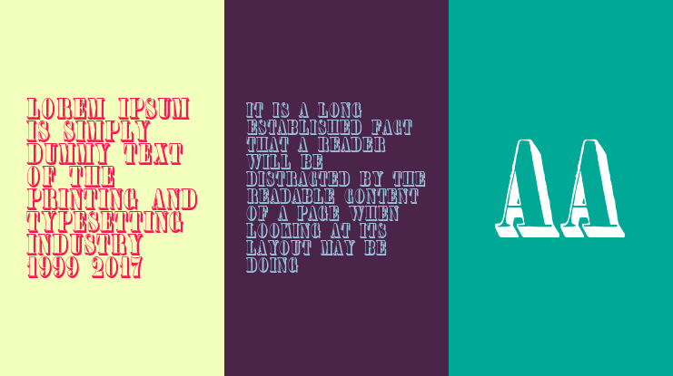 Plastische Plakat Antiqua Font Family