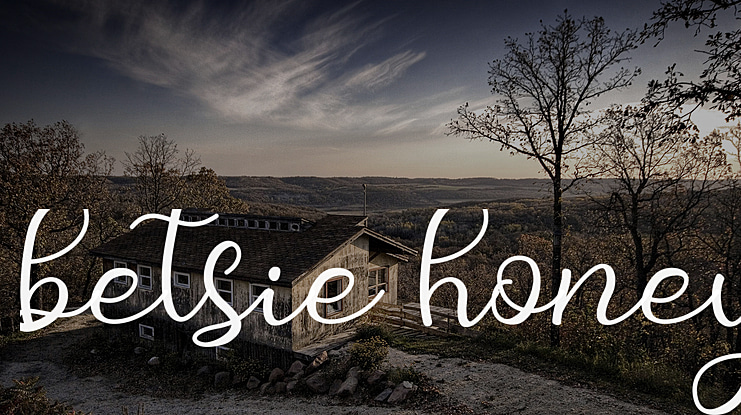 betsie honey Font
