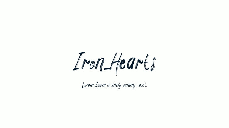Iron_Hearts Font