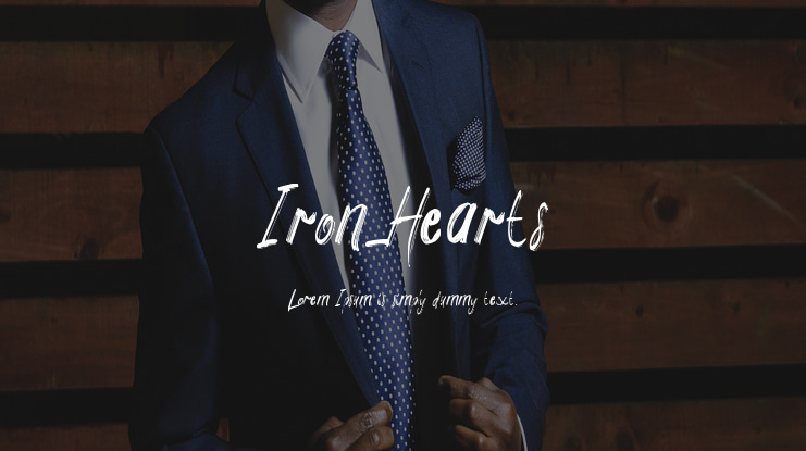 Iron_Hearts Font