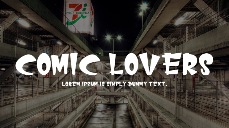 COMIC LOVERS Font