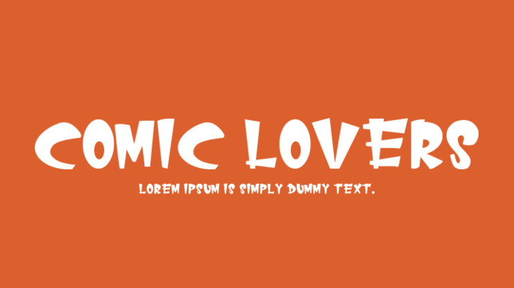 COMIC LOVERS Font