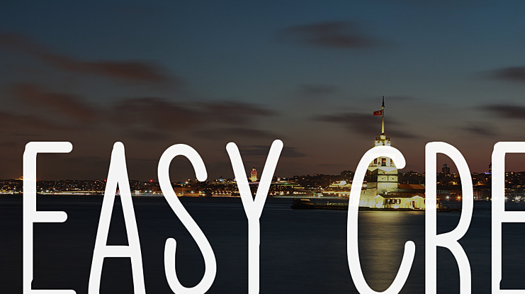 easy cre Font