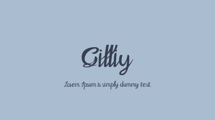 Gilliy Font