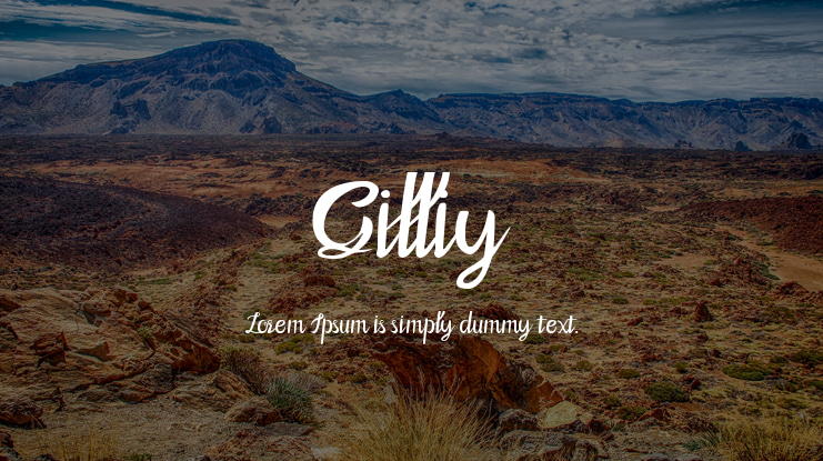 Gilliy Font