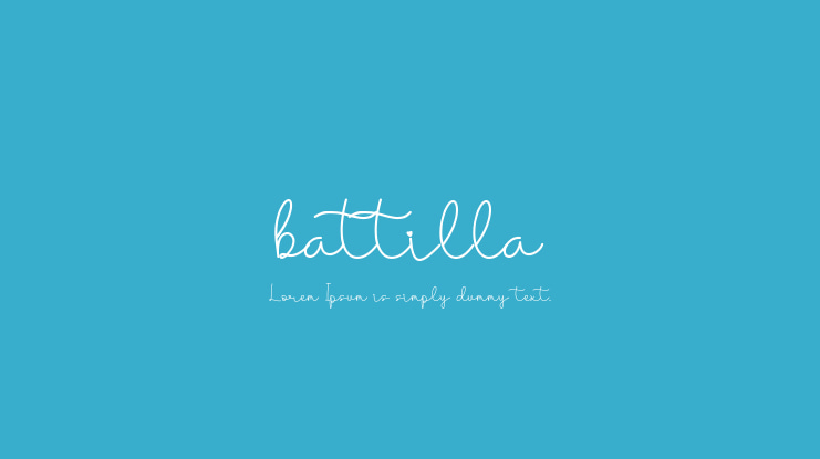 battilla Font