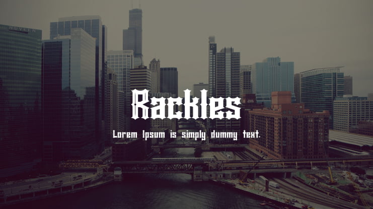 Rackles Font Family
