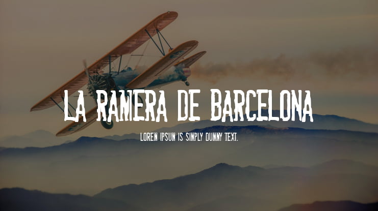 La Ramera de Barcelona Font