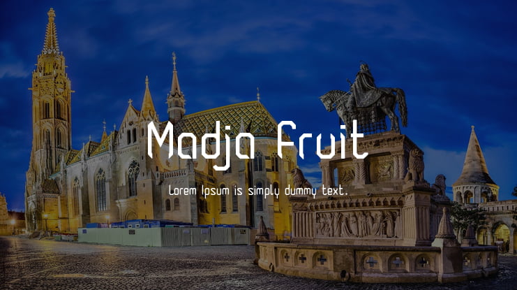 Madja Fruit Font