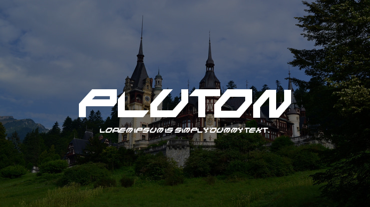 PLUTON Font