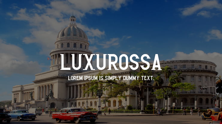 Luxurossa Font