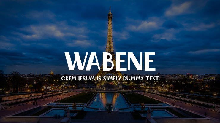 Wabene Font