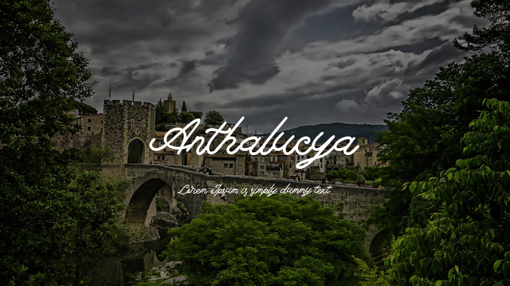 Anthalucya Font